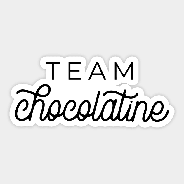Team Chocolatine Sticker by LemonBox